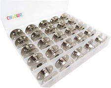 25PCS Metal Bobbins & BOX FOR