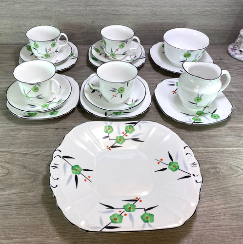 Melba bone china tea set - melba,