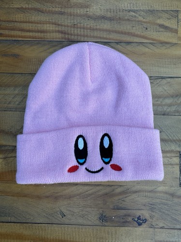 Kirby nintendo knit beanie hat - kirby,