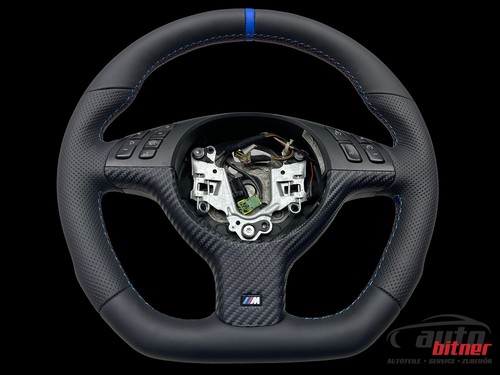 Tuning steering wheel leather