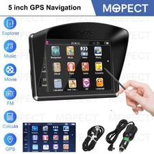 8GB Sat Nav UK Car Touch Screen Truck NEW UK & EU Maps FM Free Lifetime Map 2025