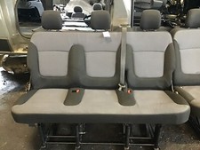 2015 VAUXHALL VIVARO/TRAFIC X82 - REAR SEATS - 3 SEAT BENCH GENUINE BLACK & GREY