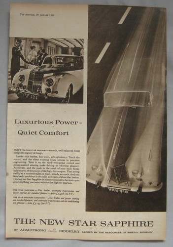 1960 armstrong siddeley - siddeley, star