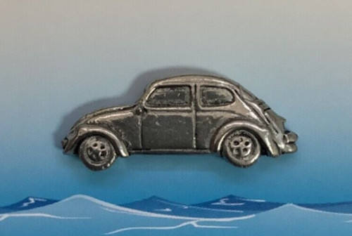 Beetle car silver pewter - vw,