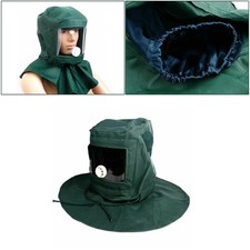 Face shield sand blasting hood - sand,