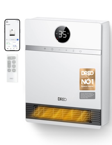 Dreo smart electric wall - dreo,