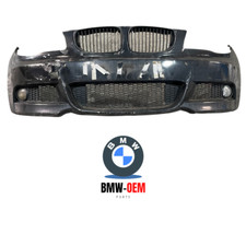 BMW 1 SERIES E82 E88 M SPORT FRONT BUMPER IN BLACK SAPPHIRE SPARE OR REPAIR