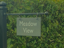 SLATE DOUBLE SIDED PERSONALISED HOUSE NAME HANGING SIGN SLATE HOOK SIGN PLAQUE