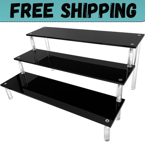 Black acrylic shelf - black,