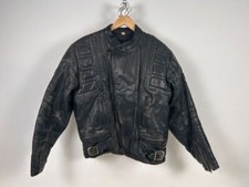 RARE vintage 90s Belstaff leather biker jacket size 46