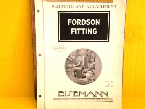 Eisemann fordson fitting - eisemann,
