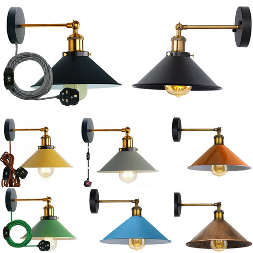 Vintage industrial wall light - vintage,