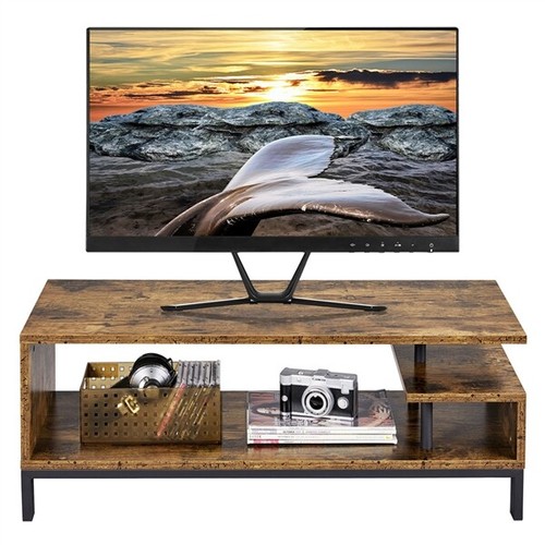 Industrial table wood tv - industrial,