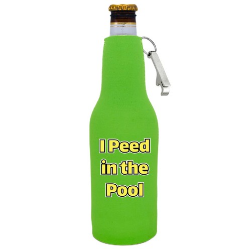 Peed the pool beer bottle - the,