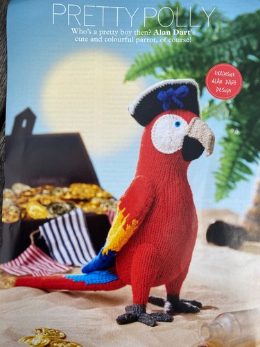 Alan dart toy knitting - alan, pattern