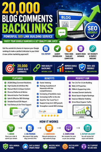 000 blog comment backlinks - 20,000,