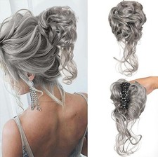 Messy Bun Hair Piece Claw Clip
