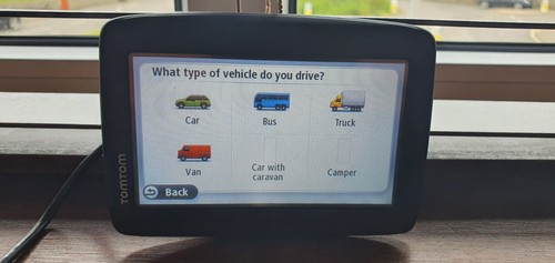 Tomtom sat nav - nav, van