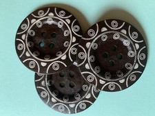 Pack of 3 Large Wood Boho