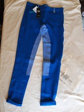 HY Performance Zeddy Mizs Childrens Jodhpurs Blue Turquoise size 32