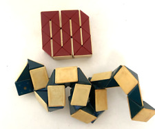 2 X Rubiks Cube Snake Puzzles Brain Teasers Original 1980's BE61