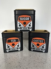 SET OF 3 Camper storage Tins