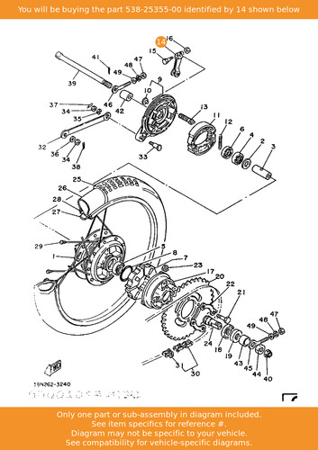Yamaha lever camshaft - lever,,