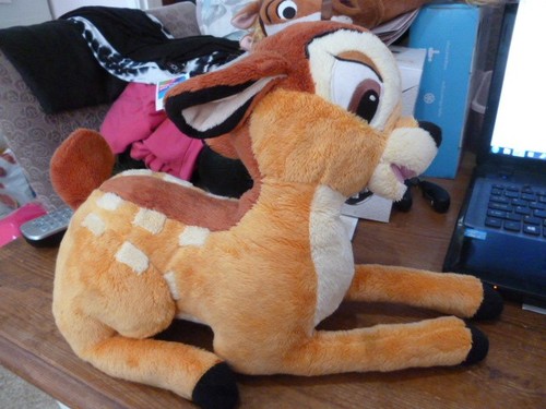 Disney plush bambi soft toy - plush,