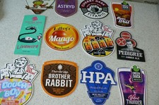 BEER PUMP PULL BADGES X 12 -