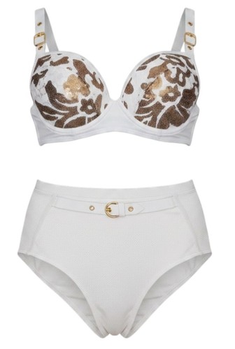Ann summers white gold - white, sequin