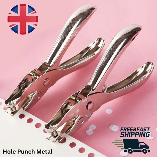Hole punch metal hand held - held, one