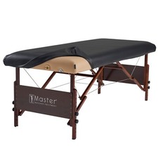 Master Massage Universal Fabric PU Vinyl Leather Table Protection Cover - Black