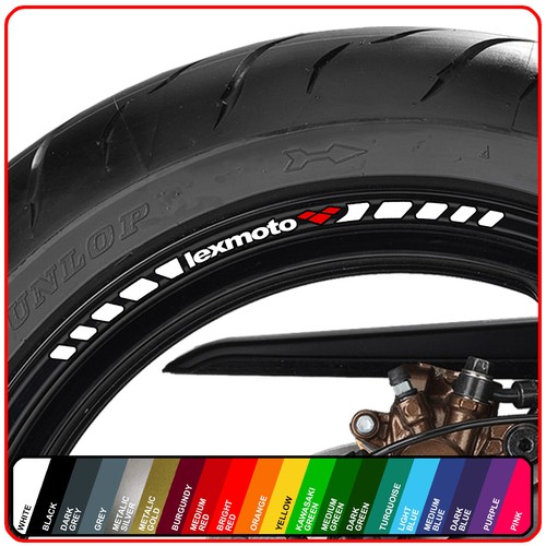 Lexmoto wheel rim stickers - lexmoto,