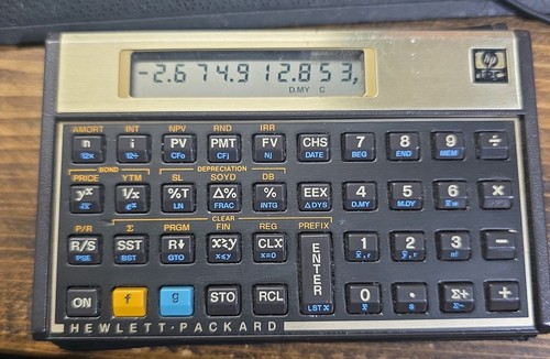 Hewlett packard 12c vintage - hewlett, hp