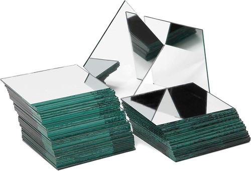 50pcs mirror art tiles inch - mirror,