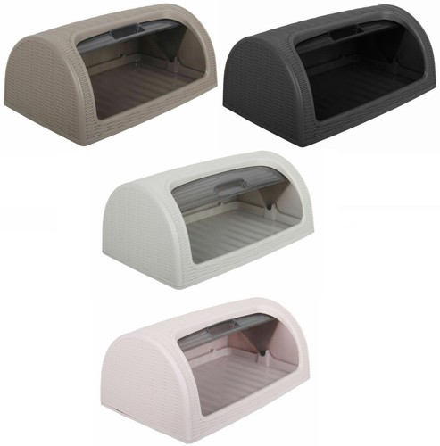 Plastic bread bin - with, lid