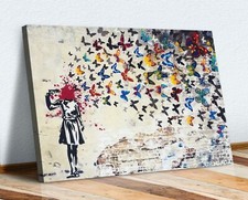 CANVAS WALL ART PRINT BANKSY