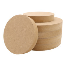 Wooden MDF Circle Square or