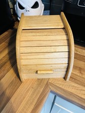 Small Wooden Roll Top Bread