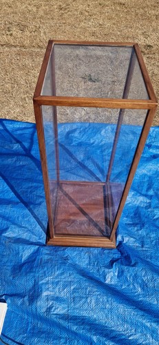 Vintage glass and - vintage, wood