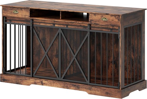 Double dog crate - dog, removable