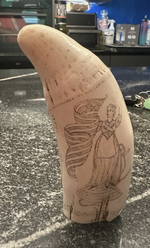 Vintage style scrimshaw - vintage,