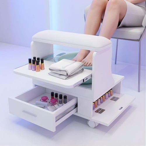 Rolling pedicure foot rest - pedicure,