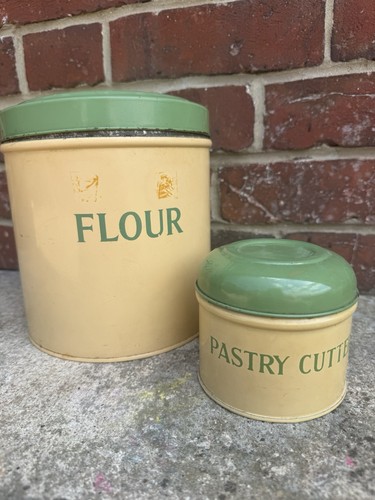 Vintage tala flour tin - flour,