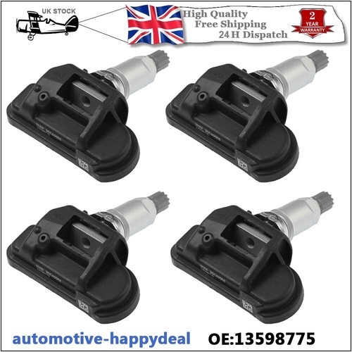 Tpms tyre pressure sensor - 4x,