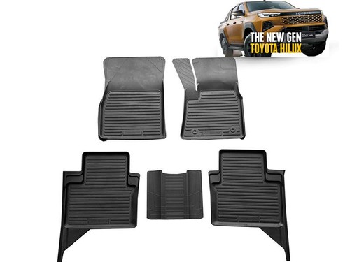 Eva rubber floor mats 5pc - eva,