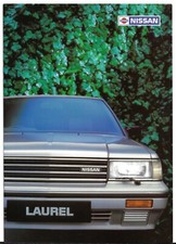 Nissan Laurel 2.4 SGX 1987-1988 UK Market Sales Brochure