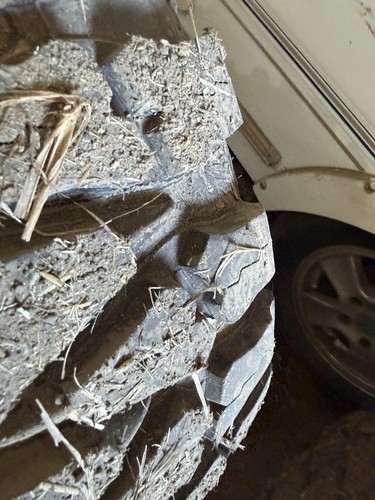 Mud tyre and wheels - and, for