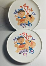 THE MAGIC ROUNDABOUT Plate Rare Vintage 1960's Gaydon Melamine Florence Dougal 