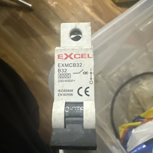 Excel 32amp type mcb circuit - excel,